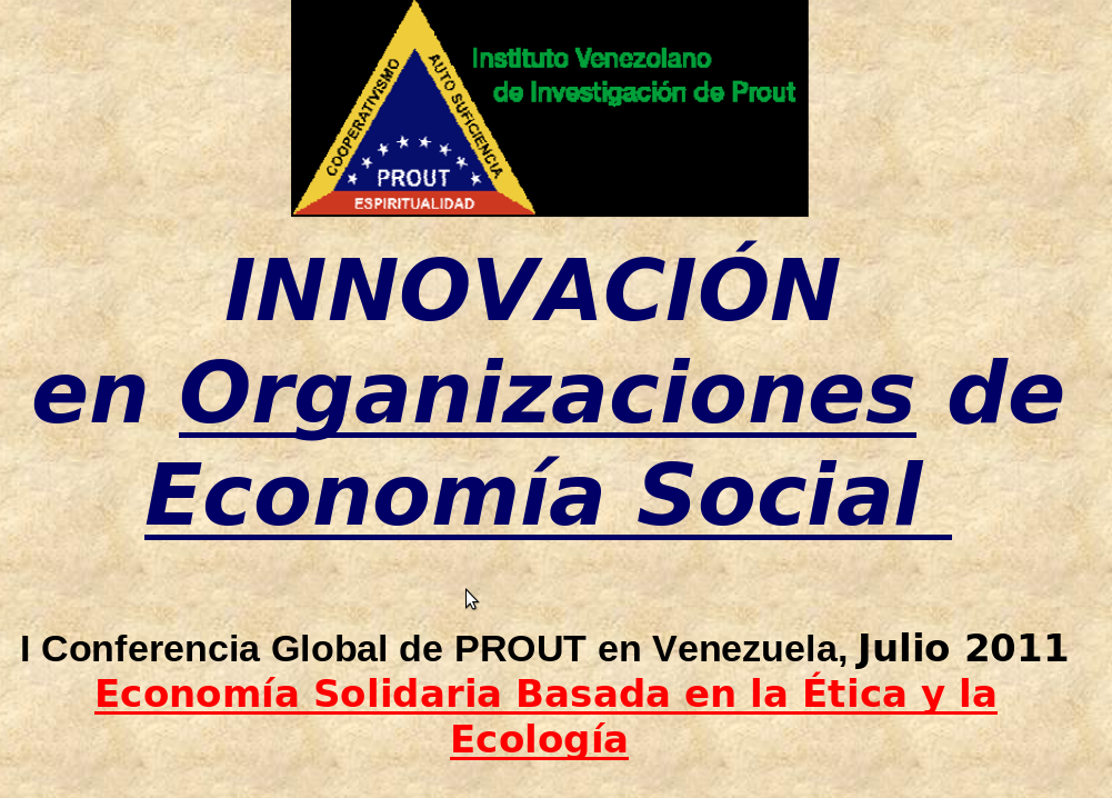 “Innovación en las Organizaciones de Economía Social” por Prof. Benito Díaz