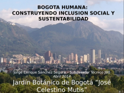 Bogotá humana